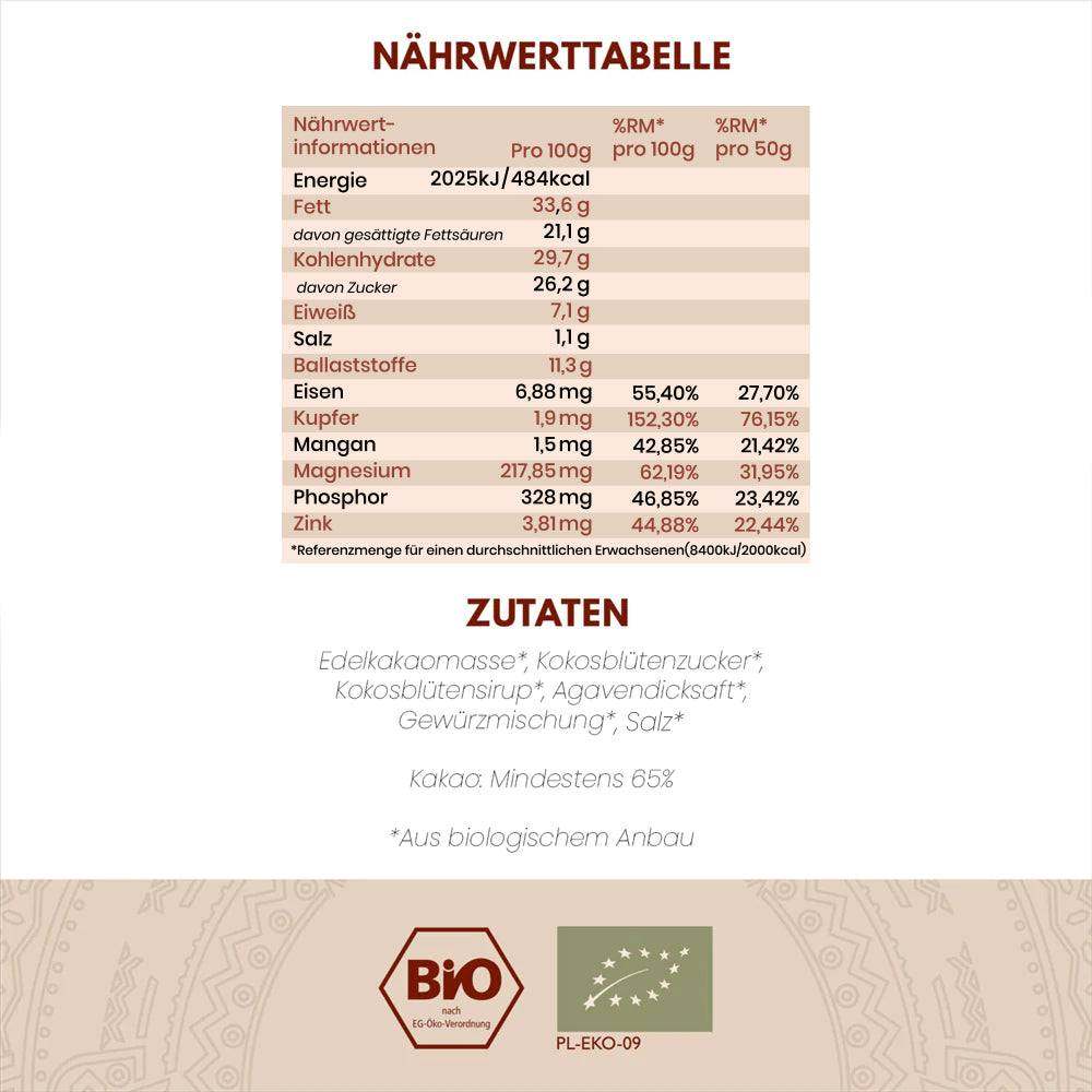 Barista Kakaogranulat Pumpkin Spice - BIO 400g & 800g
