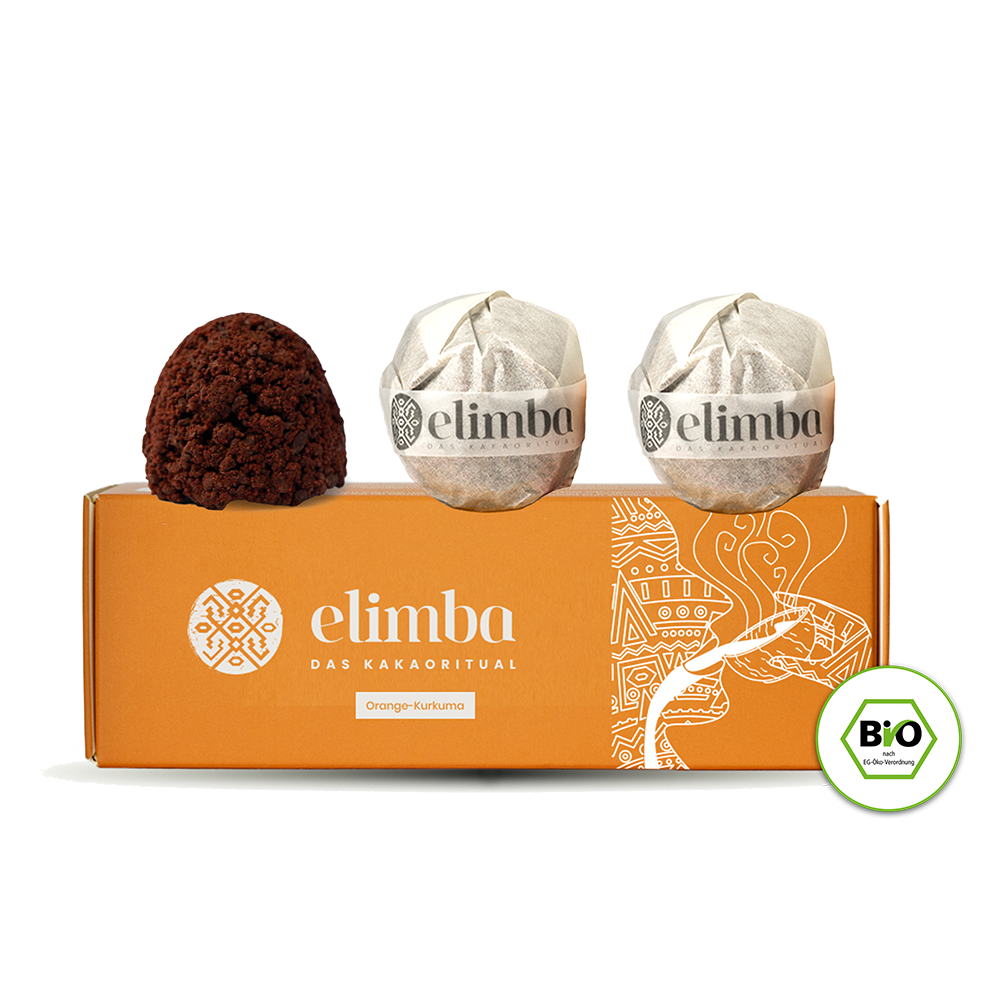 Elimba BIO Kugeln Orange-Kurkuma 3er Verpackungseinheit