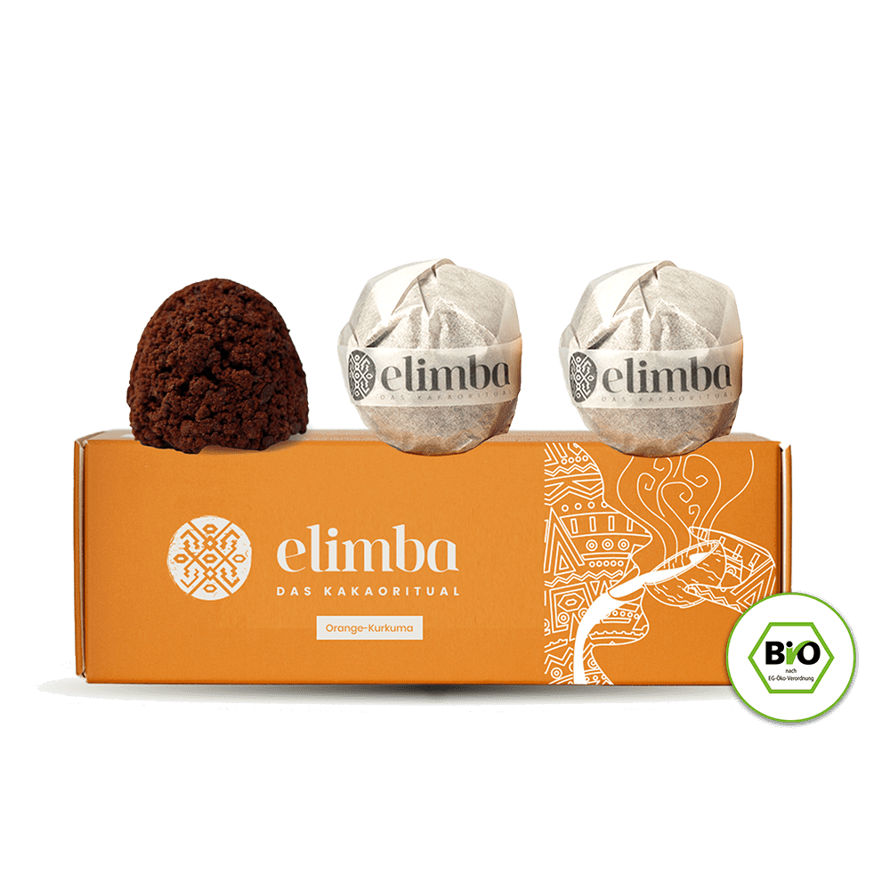 
                  
                    Elimba Bio Kakao Kugel Orange-Kurkuma
                  
                