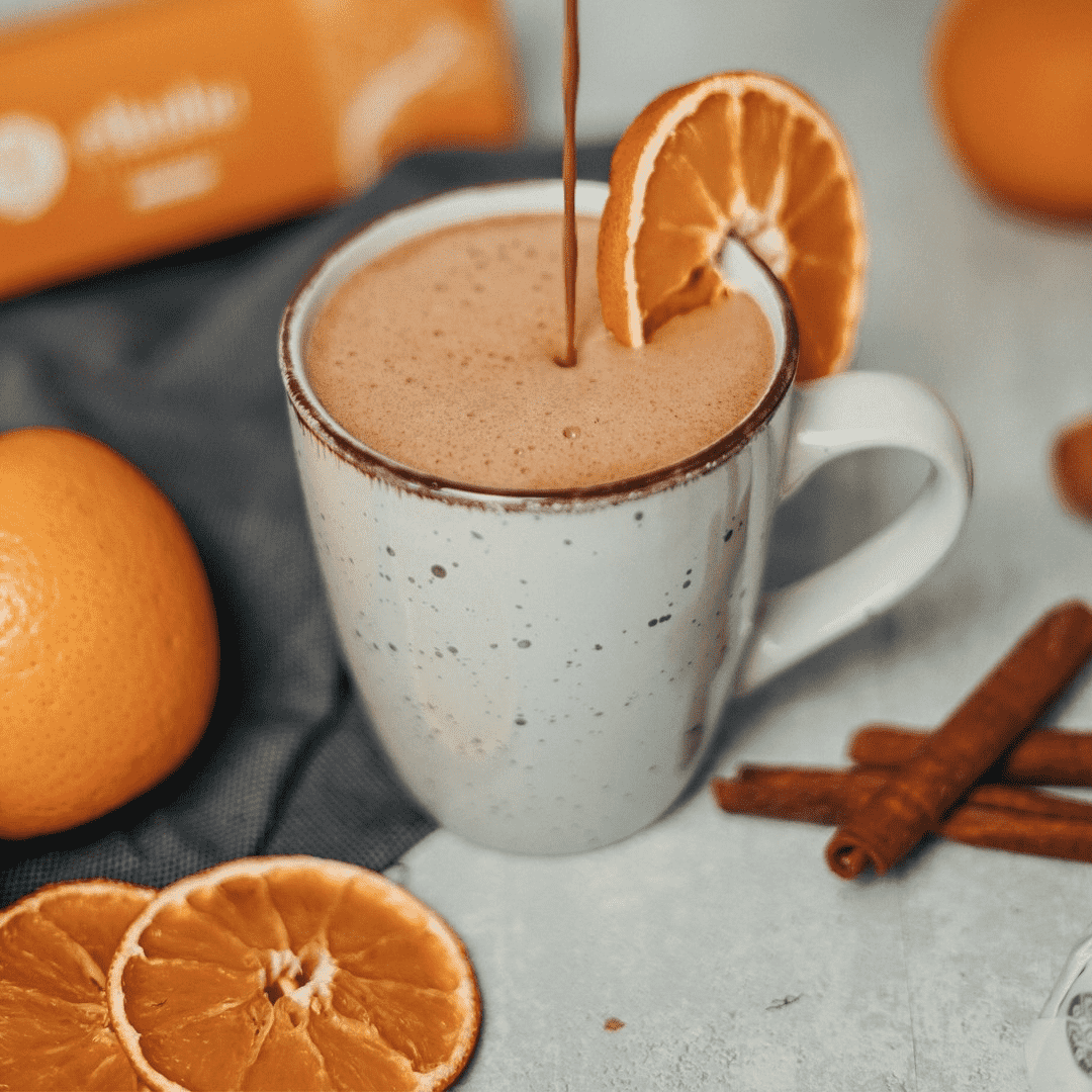 Kakaokugel Orange-Kurkuma